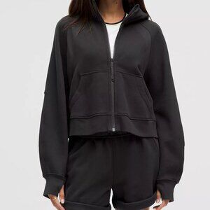 WORN ONCE! Scuba Oversized Full-Zip Hoodie M/L Black